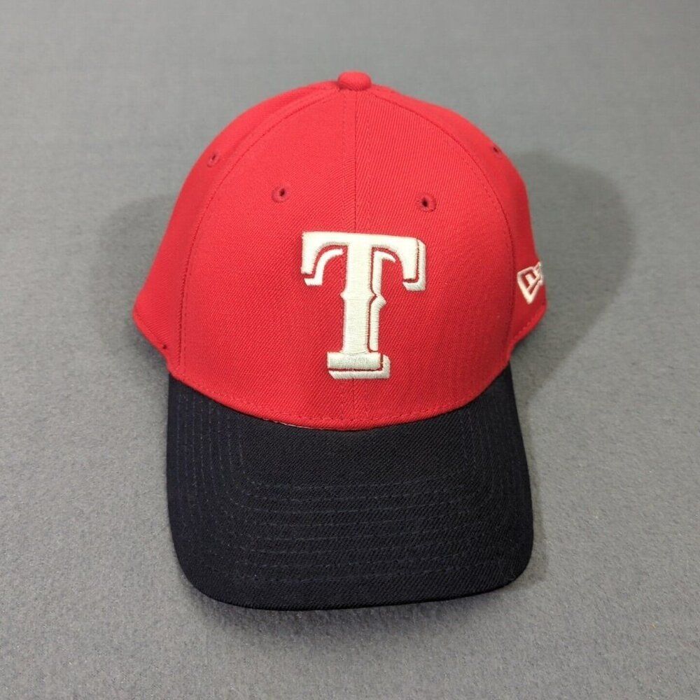 New Era 39 Thirty Texas Rangers Hat Cap Adult Medium/Large Acrylic Wool Spandex